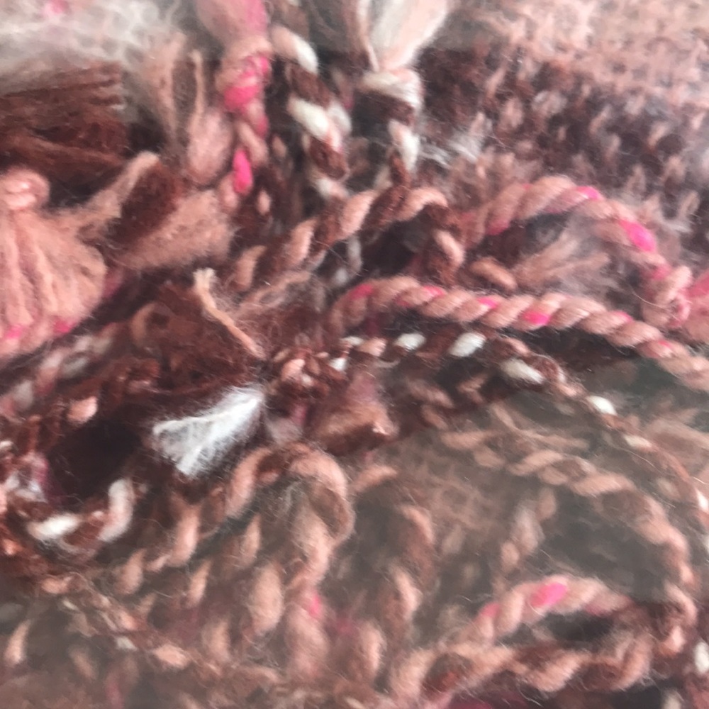 NWT Madewell Azalea plaid Gauzy pink plaid Scarf New Great Gift Idea - Picture 6 of 6